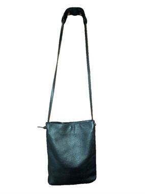 M.I.L.A. Los Angeles Pebbled Leather Jackie Crossbody Bag, Black